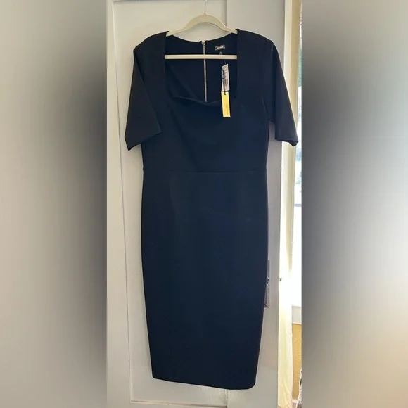 NWT Alexia Admor Black Cocktail Dress XL - Picture 8 of 12